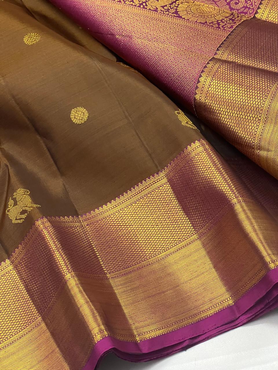 Kanchipuram Pure Silk Handloom Saree - 2228
