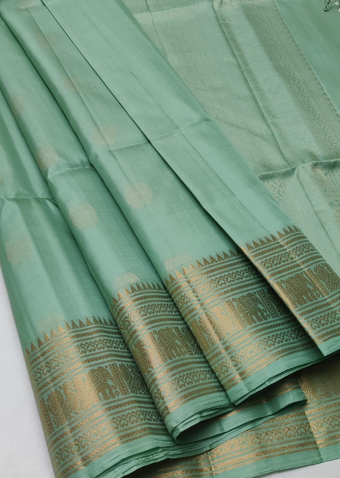 Handloom Silk Saree - Traditional Border - 1997