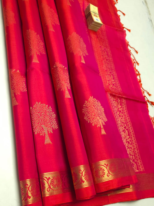 Handloom Silk Saree - Traditional Border - 1959